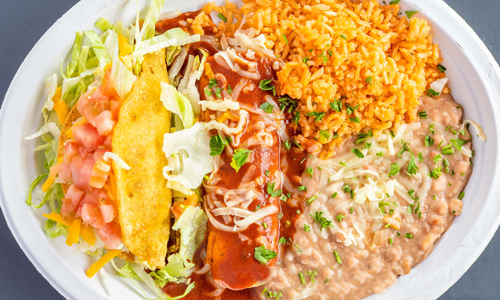 #5 Taco & Enchilada