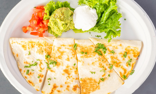 Plain Cheese & Tomato Quesadilla
