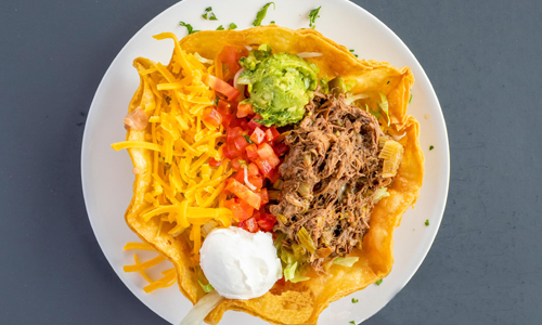 Shredded Beef Tostadas